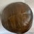 Rustic European Vintage Brown. Leather Poof Footstool For Sale - Image 3 of 8