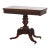Antique Federal Duncan Phyfe Style Acanthus Carved Mahogany Card Table C1830 For Sale