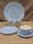 Vintage Mid-Century Modern Hazel-Atlas "Moderntone" Platonite Pastel Dinnerware Set - 16 Pieces (Service for 4) For Sale In Des Moines, IA - Image 6 of 13