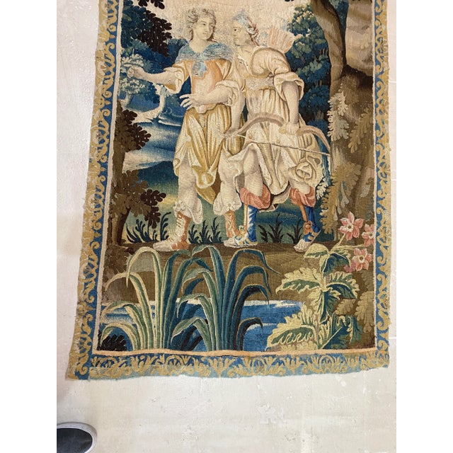 17th Century 17th Century French Tapestry For Sale - Image 5 of 10