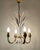 Hollywood Regency Leaf Chandelier in White and Gold from Hans Kögel, 1960s For Sale - Image 18 of 18