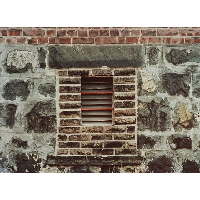 Contemporary Vintage Richard Bray Stone Window Union City New Jersey Photograph For Sale - Image 3 of 3