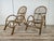 Wood Vintage Wicker Armchairs, 1970, Set of 4 For Sale - Image 7 of 16