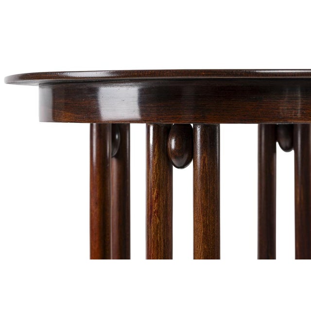 Model Bat Table by Josef Hoffmann and Gustav Siegel for Gebrüder Thonet, 1912 For Sale - Image 4 of 12