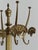 Vintage Brass Coat Rack with Rotating Crown and Fluted Column, 1960s For Sale - Image 6 of 18