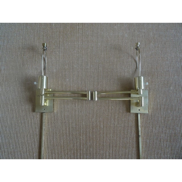 Metalarte Vintage Hansen New York Wall Lamps - a Pair For Sale - Image 4 of 7