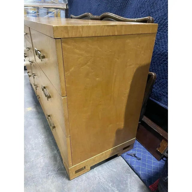 Mid 20th Century Rare Mid 20th Century Birds Eye Maple Dresser For Sale - Image 5 of 9