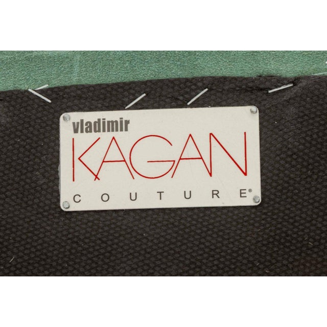 Vladimir Kagan Barrel Swivel Chair and Ottoman For Sale - Image 10 of 10