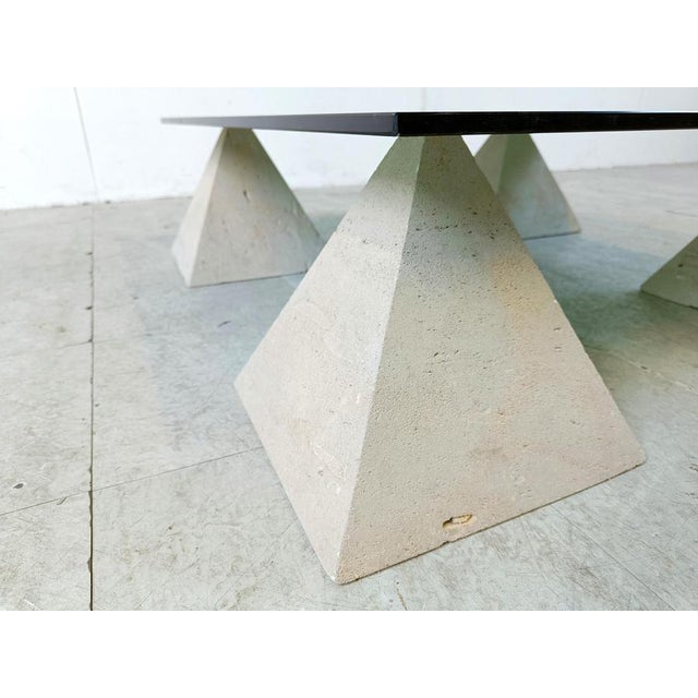 Vintage Stone Pyramid Coffee Table, 1970s For Sale - Image 10 of 11