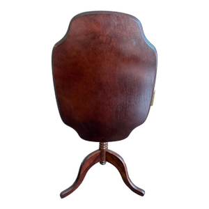 Vintage Mahogany Pie-Crust Tilt-Top Candlestand Table