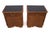 Brown Mid-20th Century Art Deco Bedside Tables, Poland, 1950s, Set of 2 For Sale - Image 8 of 10