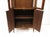 Mid Century Tall Walnut Curio Display Cabinet in the Style of Danish Modern For Sale - Image 11 of 18