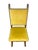 Set of 6 Spanish Revival Mahogany Dining Chairs With Yellow Velvet Upholstery, 1970s For Sale - Image 10 of 17