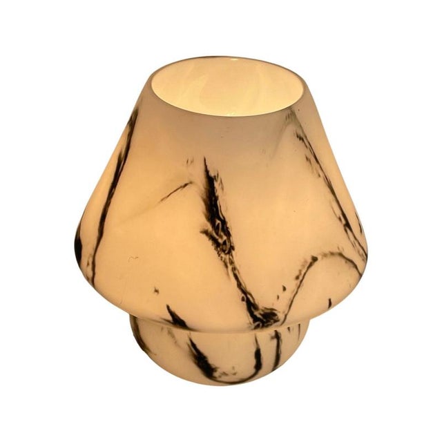 Vetri Murano Glass PecoraNera Mushroom Lamp, Italy, 1970s For Sale - Image 4 of 10