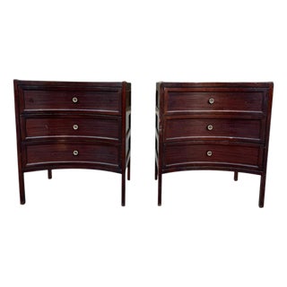 Dessin Fournir Handley Bowfront Chests- A Set of 2 For Sale