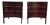 Dessin Fournir Handley Bowfront Chests- A Set of 2 For Sale