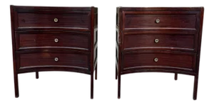 Dessin Fournir Handley Bowfront Chests- A Set of 2