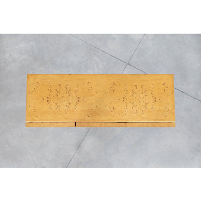 Vintage Burl Wood Credenza by Arthur Umanoff for Dillingham For Sale - Image 11 of 13