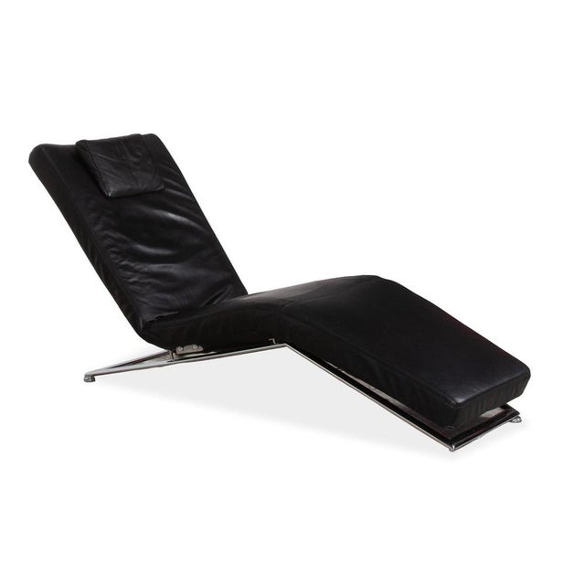 Modern Jeremiah Chaise Lounge in Leather from Koinor For Sale - Image 3 of 15