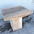 Italian Vintage Italian Polished Travertine Side Table For Sale - Image 3 of 8