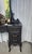 Black Vanity With Chair, 1930s Parisian, Romantic Style For Sale - Image 10 of 18
