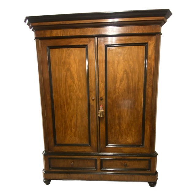 Large Antique Art Deco Amsterdamse School Wardrobe, 1900s For Sale