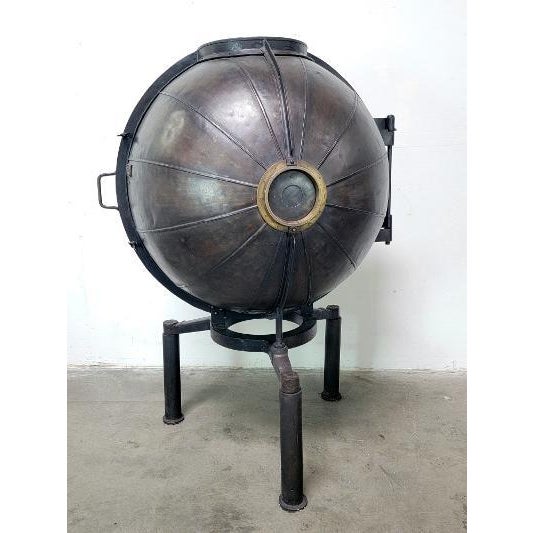 Restoration Hardware 1920s Light Bulb Voltage Tester Wine Bar For Sale - Image 12 of 13