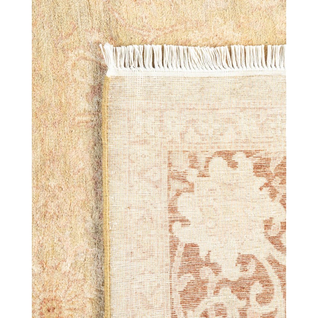 2000 - 2009 Mogul, One-of-a-Kind Hand-Knotted Area Rug - Light Gray, 4' 2" x 6' 3" For Sale - Image 5 of 8