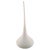 Matt White Colossal Drop-Shaped Murano Vase For Sale - Image 9 of 9