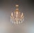1940s 1940s Crystal Chandelier Purple and Bohemian Czech Crystals Floral European Design For Sale - Image 5 of 12