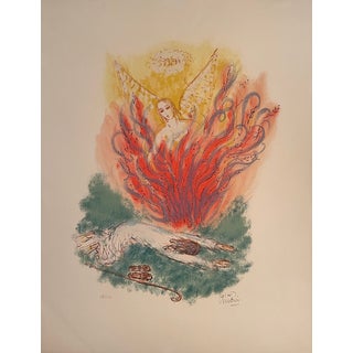 VI From Visions of the Bible by Reuven Rubin, 1972 For Sale