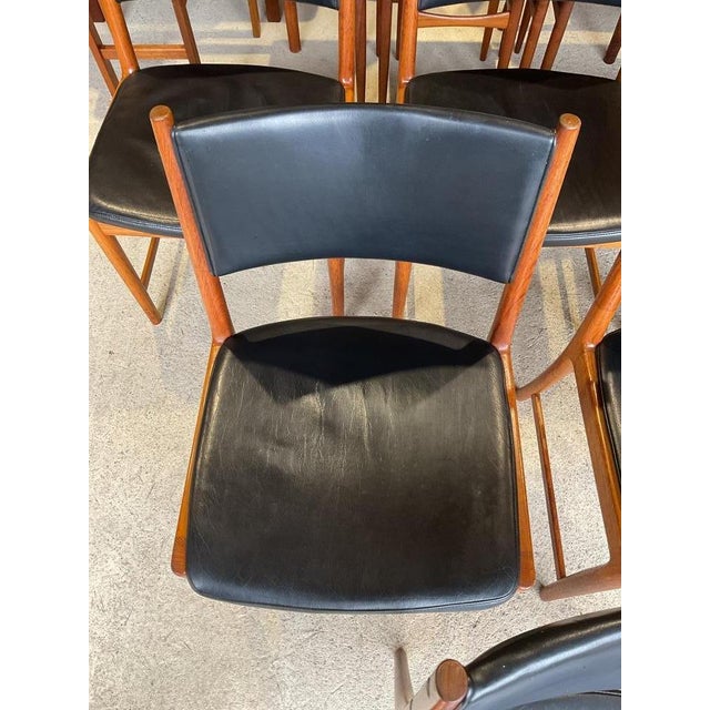 Mid-Century Danish Dining Chairs by Kai Lyngfeldt Larsen for Vejen Polstermöbelfabrik, Set of 6 For Sale - Image 13 of 18