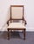 Traditional Broyhill Furniture British Empire Collection Cherry Dining Arm Chair 7325-83 For Sale - Image 3 of 11