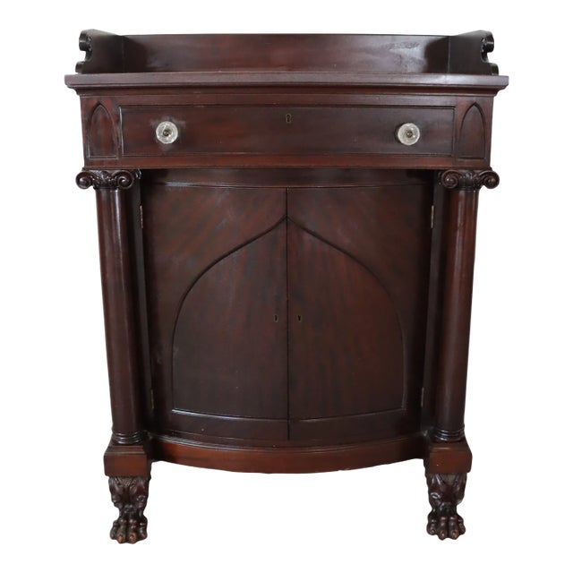 Potthast Mahogany Claw & Ball Server For Sale