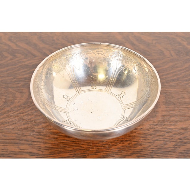 Tiffany & Co. Art Deco Sterling Silver Fruit Bowl or Centerpiece Bowl For Sale - Image 9 of 9