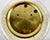 Vintage Art Glass and Gilt Brass Ceiling Lamp For Sale - Image 6 of 7