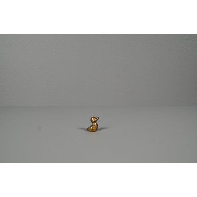 Small Brass Duck Hand Charm For Sale - Image 10 of 10