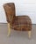 Vintage mid century modern cocktail / side chair / slipper chair in plaid fabric. The chair measures approximately 30-1/2...