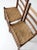 Farmhouse Antique Splint Weave Seat Chairs Pair For Sale - Image 3 of 13