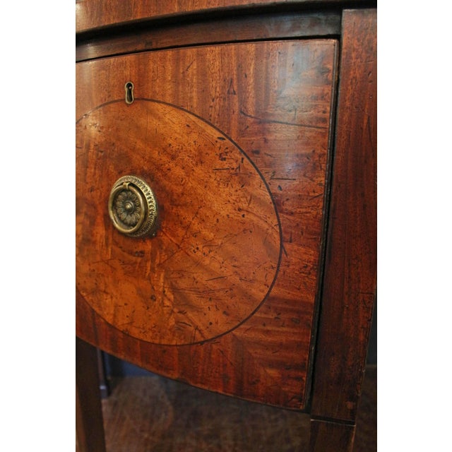 Wood C. 1790 George III Period Demilune Sideboard For Sale - Image 7 of 7