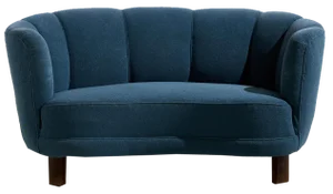 Two-Seater Banana Sofa, 1940s