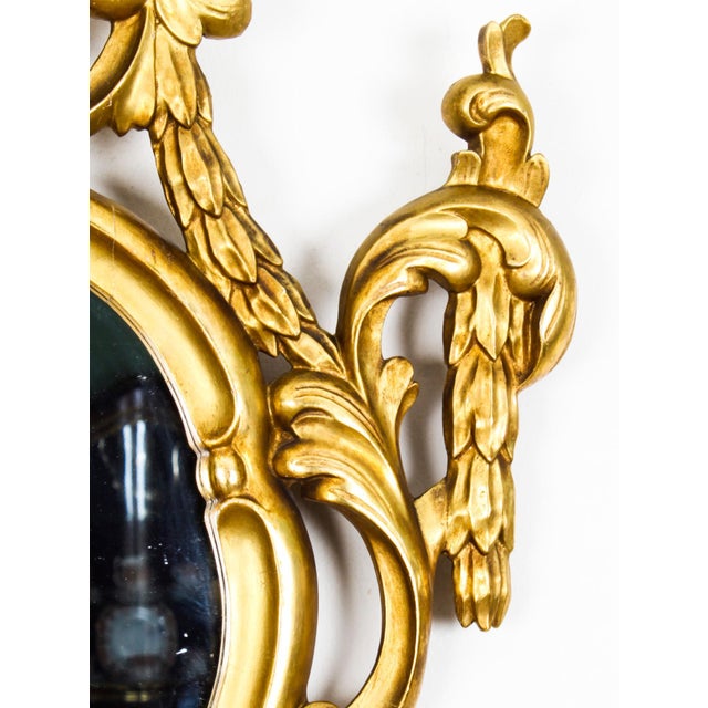 Antique Florentine Rococo Giltwood Mirrors, 1800s, Set of 2 For Sale - Image 10 of 18