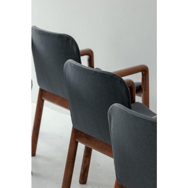 1970s Dilos Dining Chairs by Guido Faleschini for 4 Mariani, Italy, 1975, Set of 6 For Sale - Image 5 of 13