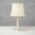 Textile Lamp with Alabaster Base, 20th Century For Sale - Image 7 of 7