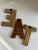 1950s Vintage Wood Letters Sign "Eat" - 3 Pieces For Sale - Image 5 of 8