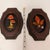 1960s Vintage 3d Mushroom and Leaf Wood Wall Art Plaques Set 2 MCM Nature Metal Decor For Sale - Image 5 of 12