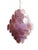 Murano Glass Pendant Light in Pink and Lilac Disc from Justfurnituress SRL For Sale - Image 14 of 14