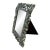 Intricate Floral and Vine Design Pewter Picture Frame Art Nouveau For Sale