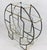 Hollywood Regency Sculptural Circular Étagère in Blackened Steel, Gold-Plated Metal and Glass, 1970s For Sale - Image 4 of 8