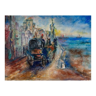 Original Moses Matusovski Expressionist Oil Painting For Sale
